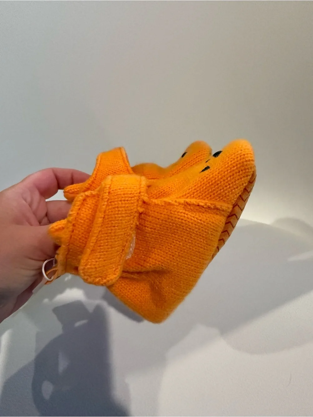 🎃Orange Pumpkin Knit Baby Booties - Kids Accessories